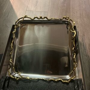 Michael Aram Wisteria Gold Matzah Plate